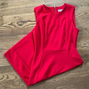 Red Calvin Kline Dress, Size 6
